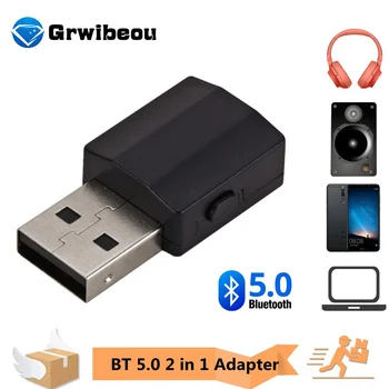 Grwibeou Uusi 5.0 Bluetooth-Saatja-Vastuvõtja Mini 3,5 mm AUX Stereo Traadita Muusika Adapter Auto Raadio-TV-Bluetooth Kõrvaklapid