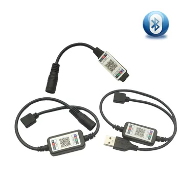 SM 5 -24V Mini LED RGB Kontroller Bluetooth Mini SM USB-RGB Led Kontroller IOS /Android Smart APP RGB LED Ribad Valgus