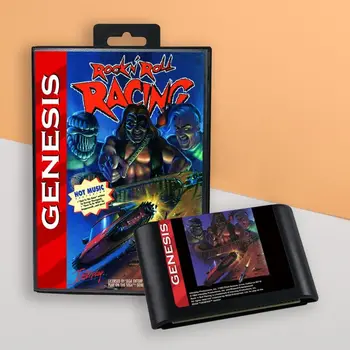 Rock 'N Roll Racing MEILE kate 16bit retro mäng cartridge jaoks Sega Genesis Megadrive videomängukonsoolid